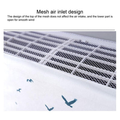 Do Not Take Dust-proof And Anti Direct Blowing Simple Wind Hanging Machine Air Conditioner Moon Cover, Size:Width 80 × Thickness 20 × Height 90cm(Plantain Leaves) - Dust Covers by PMC Jewellery | Online Shopping South Africa | PMC Jewellery | Buy Now Pay Later Mobicred