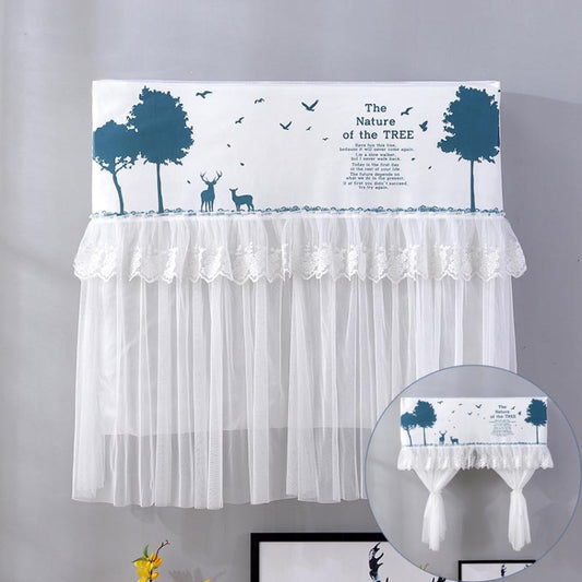 Do Not Take Dust-proof And Anti Direct Blowing Simple Wind Hanging Machine Air Conditioner Moon Cover, Size:Width 80 × Thickness 20 × Height 90cm(Shadow Of The Trees) - Dust Covers by PMC Jewellery | Online Shopping South Africa | PMC Jewellery | Buy Now Pay Later Mobicred