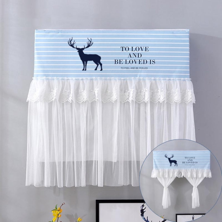 Do Not Take Dust-proof And Anti Direct Blowing Simple Wind Hanging Machine Air Conditioner Moon Cover, Size:Width 80 × Thickness 20 × Height 90cm(Striped Deer) - Dust Covers by PMC Jewellery | Online Shopping South Africa | PMC Jewellery | Buy Now Pay Later Mobicred