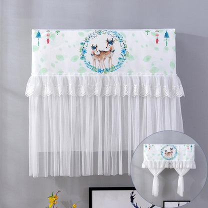 Do Not Take Dust-proof And Anti Direct Blowing Simple Wind Hanging Machine Air Conditioner Moon Cover, Size:Width 86 × Thickness 20 × Height 90cm(Garland Deer) - Dust Covers by PMC Jewellery | Online Shopping South Africa | PMC Jewellery | Buy Now Pay Later Mobicred