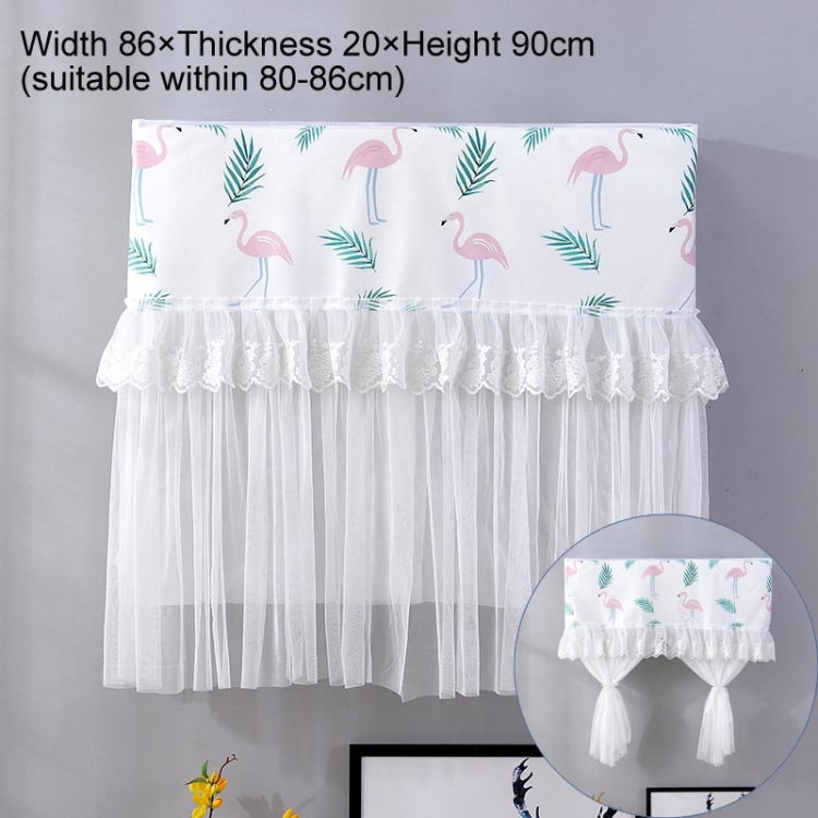 Do Not Take Dust-proof And Anti Direct Blowing Simple Wind Hanging Machine Air Conditioner Moon Cover, Size:Width 86 × Thickness 20 × Height 90cm(Flamingo) - Dust Covers by PMC Jewellery | Online Shopping South Africa | PMC Jewellery | Buy Now Pay Later Mobicred