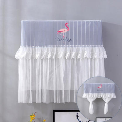 Do Not Take Dust-proof And Anti Direct Blowing Simple Wind Hanging Machine Air Conditioner Moon Cover, Size:Width 92 × Thickness 20 × Height 90cm(Striped Flamingo) - Dust Covers by PMC Jewellery | Online Shopping South Africa | PMC Jewellery | Buy Now Pay Later Mobicred