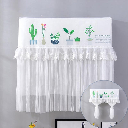 Do Not Take Dust-proof And Anti Direct Blowing Simple Wind Hanging Machine Air Conditioner Moon Cover, Size:Width 98 × Thickness 20 × Height 90cm(Flowerpot) - Dust Covers by PMC Jewellery | Online Shopping South Africa | PMC Jewellery | Buy Now Pay Later Mobicred