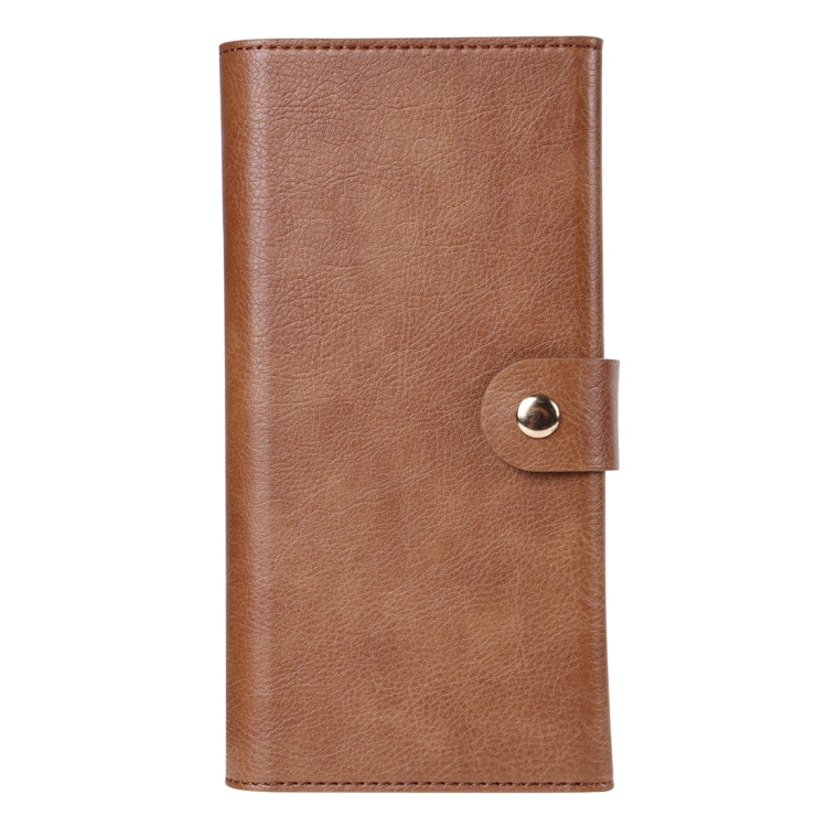 For iPhone 15 Pro Max ViLi GV Series MagSafe Magnetic Zipper Leather Phone Case(Brown) - free shipping - PMC Jewellery - Order now!