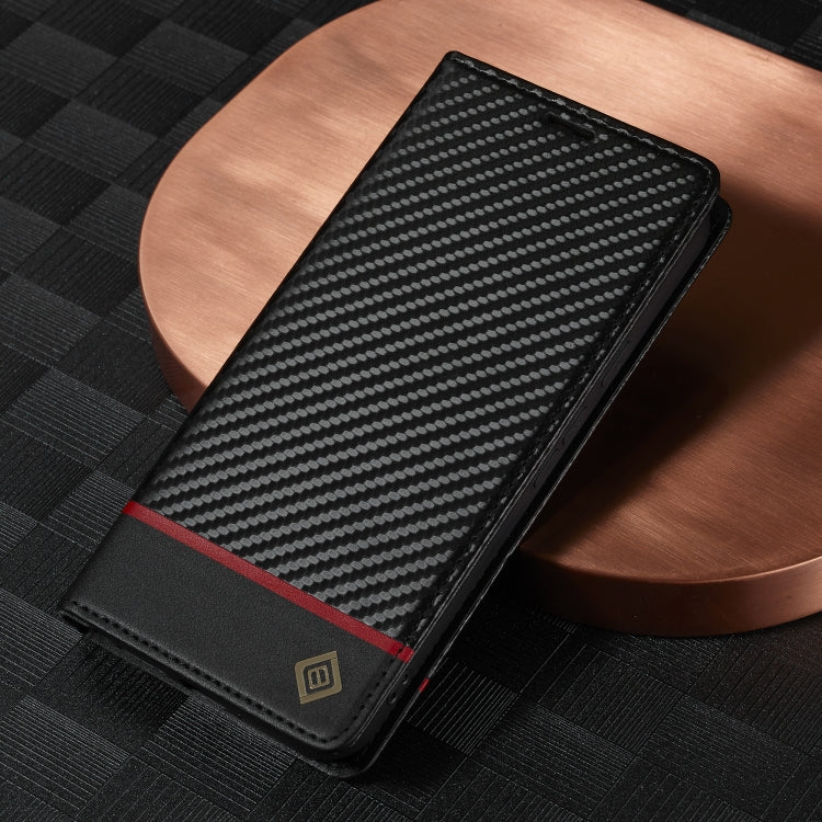 For Google Pixel 9 LC.IMEEKE Carbon Fiber Leather Phone Case(Horizontal Black) - Google Cases by LC.IMEEKE | Online Shopping South Africa | PMC TechLife | Buy Now Pay Later Mobicred