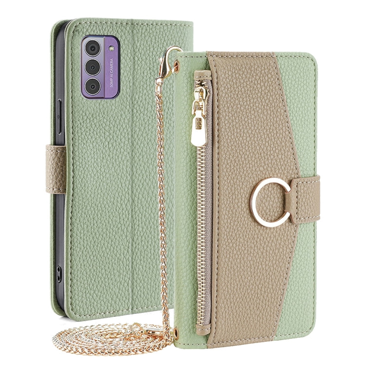 For Nokia G42 5G Crossbody Litchi Texture Leather Phone Case(Green) - free shipping - PMC TechLife - Order now!