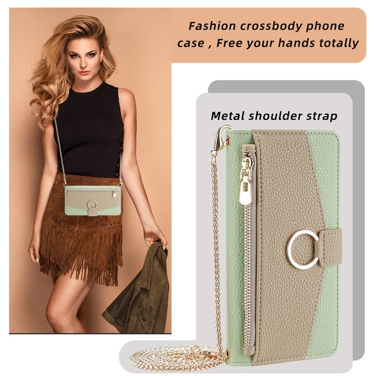 For Nokia C21 Crossbody Litchi Texture Leather Phone Case(Green) - Nokia Cases by PMC TechLife | Online Shopping South Africa | PMC TechLife | Buy Now Pay Later Mobicred