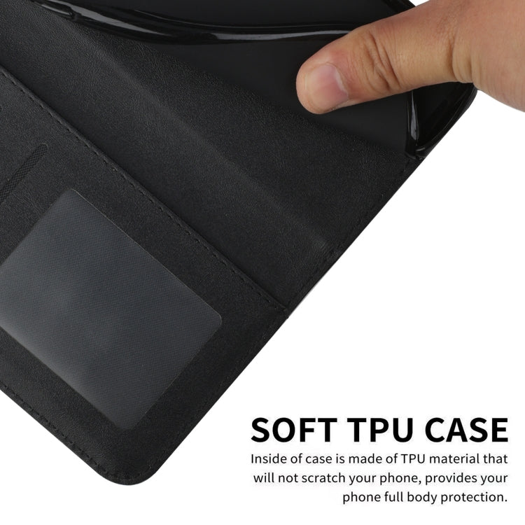 For OPPO A79 5G Stitching Calf Texture Buckle Leather Phone Case(Black) - OPPO Cases by PMC TechLife | Online Shopping South Africa | PMC TechLife | Buy Now Pay Later Mobicred
