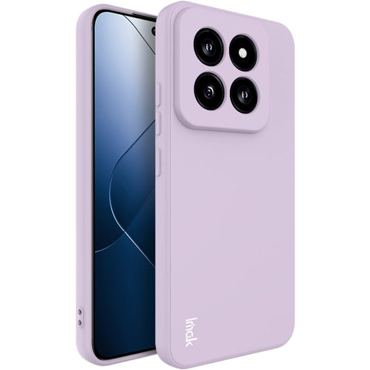 For Xiaomi 14 Pro 5G imak UC-4 Series Straight Edge TPU Phone Case(Purple) - 14 Pro Cases by imak | Online Shopping South Africa | PMC Jewellery | Buy Now Pay Later Mobicred