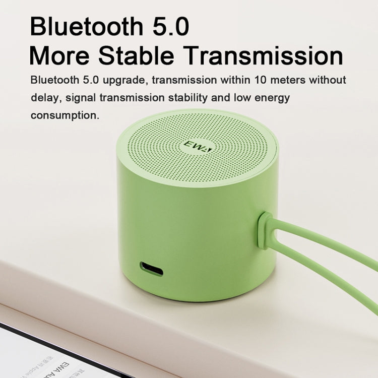 EWA A127 Outdoor IPX5 Waterproof Portable Mini TWS Wireless Bluetooth Speaker(Silver) - free shipping - PMC Jewellery - Order now!
