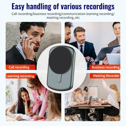 JNN A1 Strong Magnetic Mobile Call Voice Recorder, Memory:16GB(Black) - Recording Pen by JNN | Online Shopping South Africa | PMC Jewellery | Buy Now Pay Later Mobicred