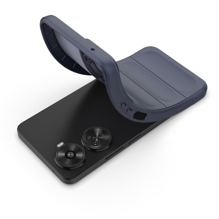 For Huawei nova 11 SE Magic Shield TPU + Flannel Phone Case(Grey) - Huawei Cases by PMC TechLife | Online Shopping South Africa | PMC TechLife | Buy Now Pay Later Mobicred