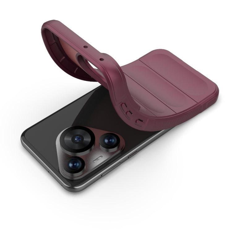 For Huawei Pura 70 Pro / 70 Pro+ Magic Shield TPU + Flannel Phone Case(Purple) - Huawei Cases by PMC TechLife | Online Shopping South Africa | PMC TechLife | Buy Now Pay Later Mobicred