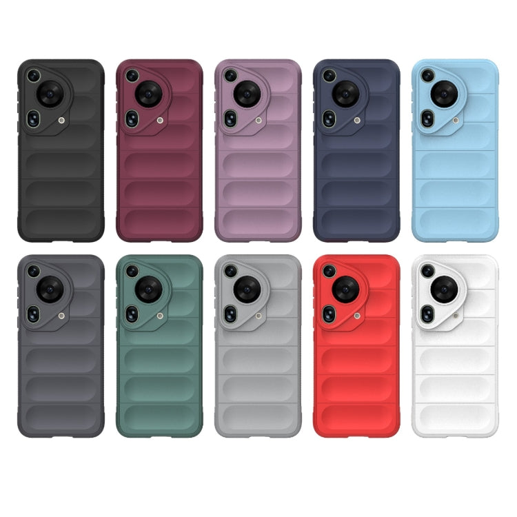 For Huawei Pura 70 Ultra Magic Shield TPU + Flannel Phone Case(Black) - Huawei Cases by PMC TechLife | Online Shopping South Africa | PMC TechLife | Buy Now Pay Later Mobicred