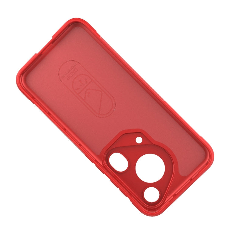 For Huawei Pura 70 Ultra Magic Shield TPU + Flannel Phone Case(White) - Huawei Cases by PMC TechLife | Online Shopping South Africa | PMC TechLife | Buy Now Pay Later Mobicred