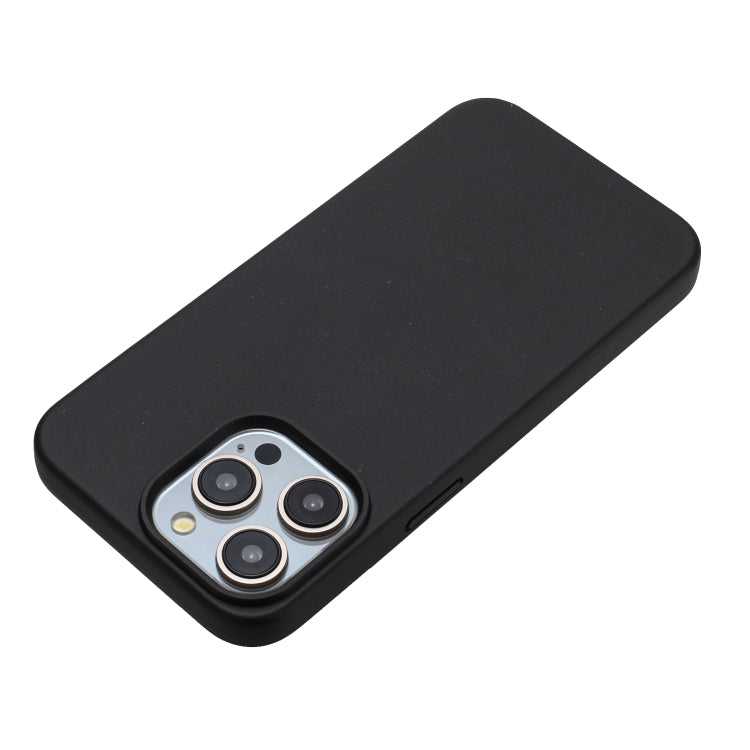 For iPhone 13 Pro Max Wheat MagSafe Magnetic Straw Material + TPU Phone Case(Black) - iPhone 13 Pro Max Cases by PMC TechLife | Online Shopping South Africa | PMC TechLife