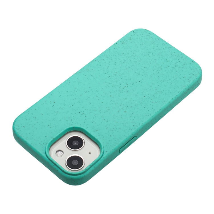For iPhone 13 Wheat MagSafe Magnetic Straw Material + TPU Phone Case(Green) - iPhone 13 Cases by PMC TechLife | Online Shopping South Africa | PMC TechLife