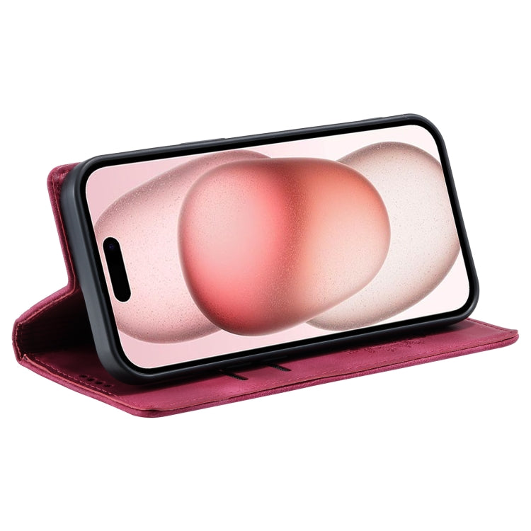 For iPhone 16 Pro Max Totem Embossed Magnetic Leather Phone Case(Red) - iPhone 16 Pro Max Cases by PMC TechLife | Online Shopping South Africa | PMC TechLife | Buy Now Pay Later Mobicred