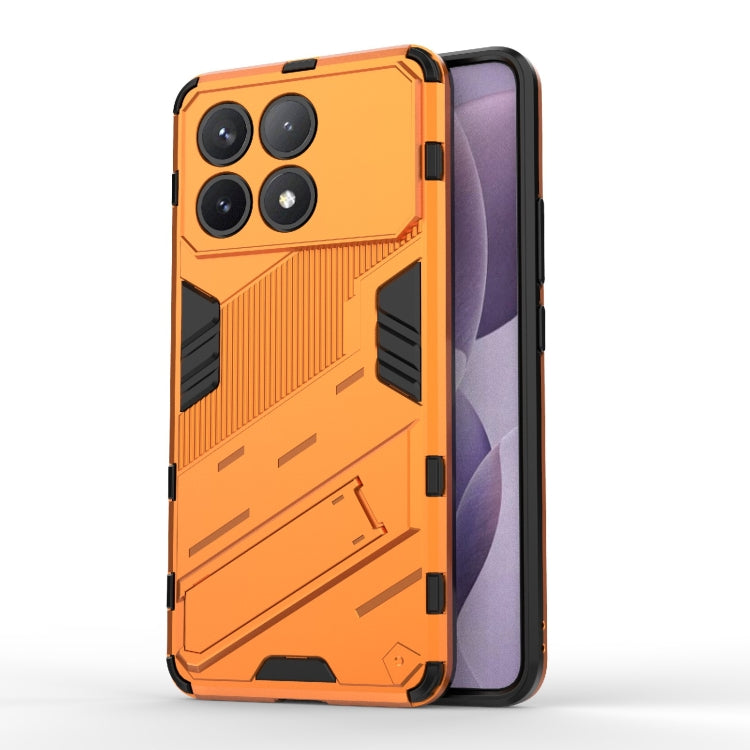 For Xiaomi Redmi K70 5G Punk Armor 2 in 1 PC + TPU Phone Case with Holder(Orange) - K70 Cases by PMC Jewellery | Online Shopping South Africa | PMC Jewellery | Buy Now Pay Later Mobicred