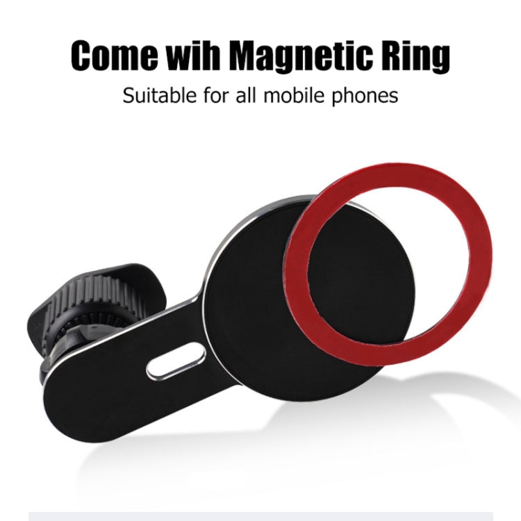 360 Degree Rotating Car Air Outlet Magnetic Phone Holder(Black) - Car Holders by PMC Jewellery | Online Shopping South Africa | PMC Jewellery | Buy Now Pay Later Mobicred