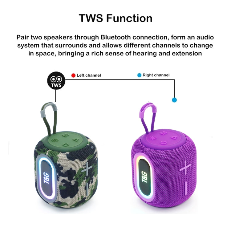 T&G TG664 LED Portable Subwoofer Wireless Bluetooth Speaker(Black) - free shipping - PMC Jewellery - Order now!