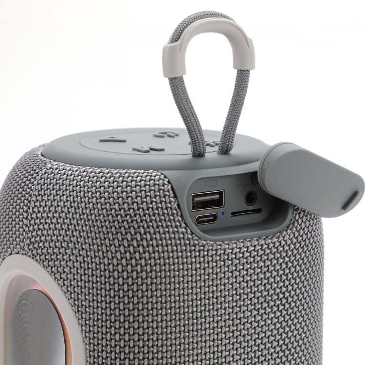 T&G TG665 20W LED Portable Subwoofer Wireless Bluetooth Speaker(Grey) - free shipping - PMC Jewellery - Order now!