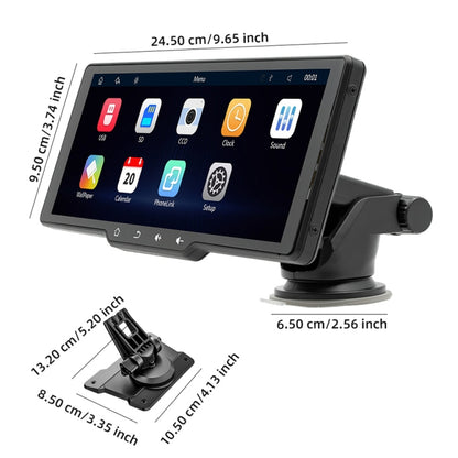 B5314 9.38 inch Portable Car MP5 Player Support CarPlay / Android Auto(Black) - Car MP3 & MP4 & MP5 by PMC Jewellery | Online Shopping South Africa | PMC Jewellery | Buy Now Pay Later Mobicred