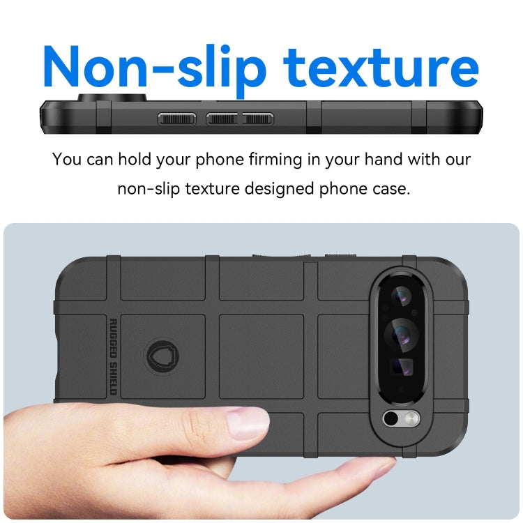 For Google Pixel 9 Pro Full Coverage Shockproof TPU Phone Case(Black) - Google Cases by PMC TechLife | Online Shopping South Africa | PMC TechLife | Buy Now Pay Later Mobicred