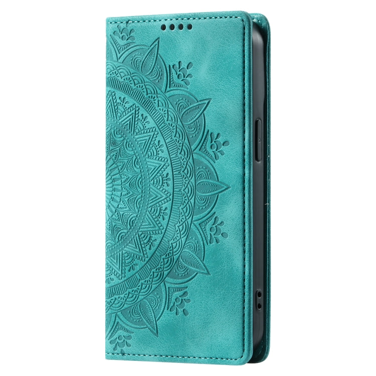 For Xiaomi Redmi Note 12 Pro Global Totem Embossed Magnetic Leather Phone Case(Green) - Xiaomi Cases by PMC TechLife | Online Shopping South Africa | PMC TechLife | Buy Now Pay Later Mobicred