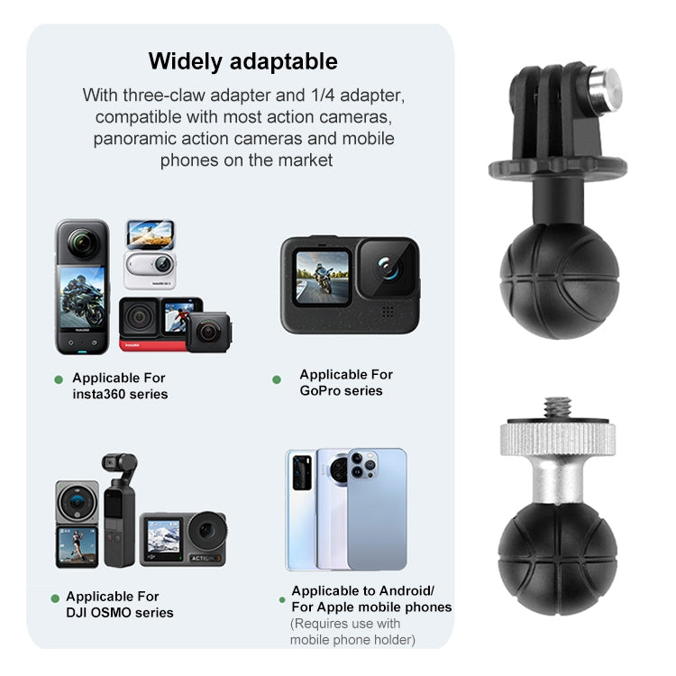 RUIGPRO Crab Clamp Action Camera Bracket Dual-Head Crab - free shipping - PMC TechLife - Order now!