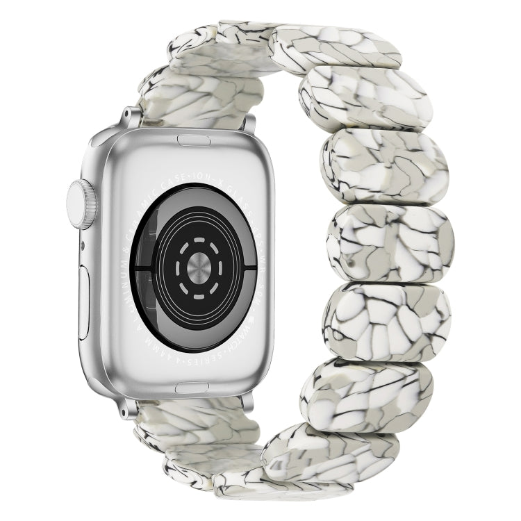 For Apple Watch Series 7 45mm Stretch Rope Resin Watch Band(Earth Cracks) - Watch Bands by PMC Jewellery | Online Shopping South Africa | PMC Jewellery