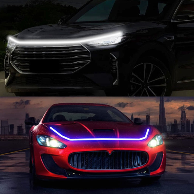 Car Startup Scan Through Hood LED Daytime Running Atmosphere Light, Length:1.8m(Red Light) - Running Lights by PMC Jewellery | Online Shopping South Africa | PMC Jewellery | Buy Now Pay Later Mobicred