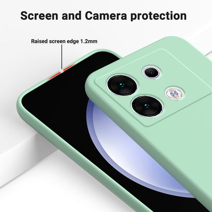 For Infinix Zero 30 5G Solid Color Liquid Silicone Dropproof Full Coverage Protective Case(Green) - Infinix Cases by PMC Jewellery | Online Shopping South Africa | PMC Jewellery