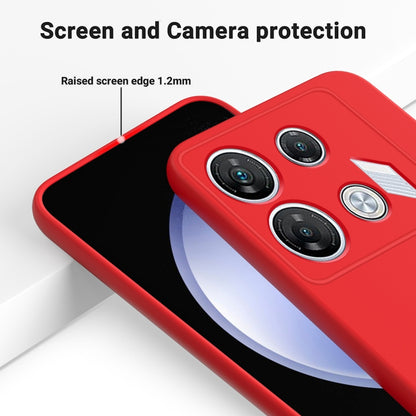 For Infinix GT 10 Pro Solid Color Liquid Silicone Dropproof Full Coverage Protective Case(Red) - Infinix Cases by PMC Jewellery | Online Shopping South Africa | PMC Jewellery