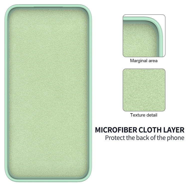 For Infinix Hot 40i Solid Color Liquid Silicone Dropproof Full Coverage Protective Case(Green) - Infinix Cases by PMC TechLife | Online Shopping South Africa | PMC TechLife | Buy Now Pay Later Mobicred