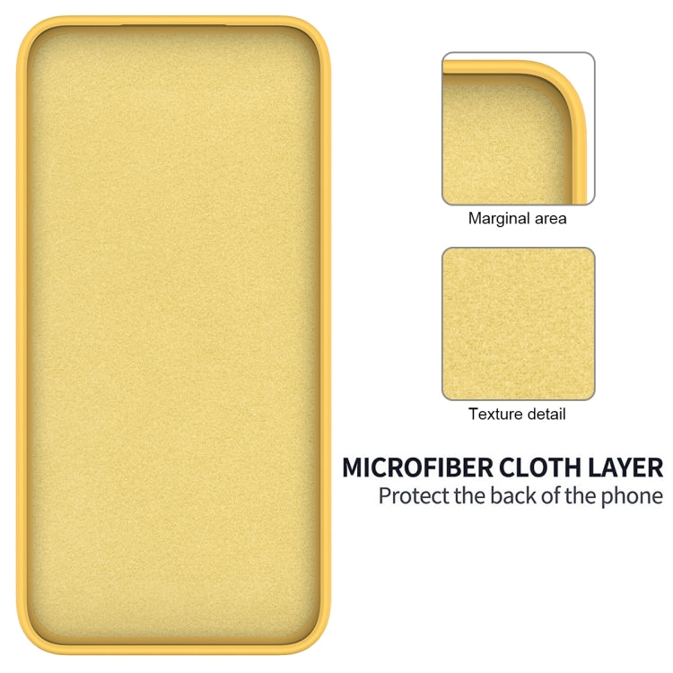 For Tecno Spark 20C/Go 2024 Solid Color Liquid Silicone Dropproof Full Coverage Protective Case(Yellow) - Tecno Cases by PMC Jewellery | Online Shopping South Africa | PMC Jewellery | Buy Now Pay Later Mobicred