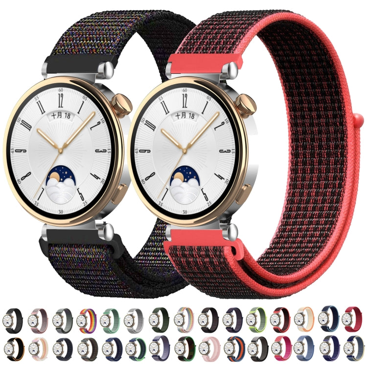 18mm Universal Nylon Loop Watch Band(Midnight Blue Black) - 18mm Bands by PMc TechLife | Online Shopping South Africa | PMc TechLife | Buy Now Pay Later Mobicred