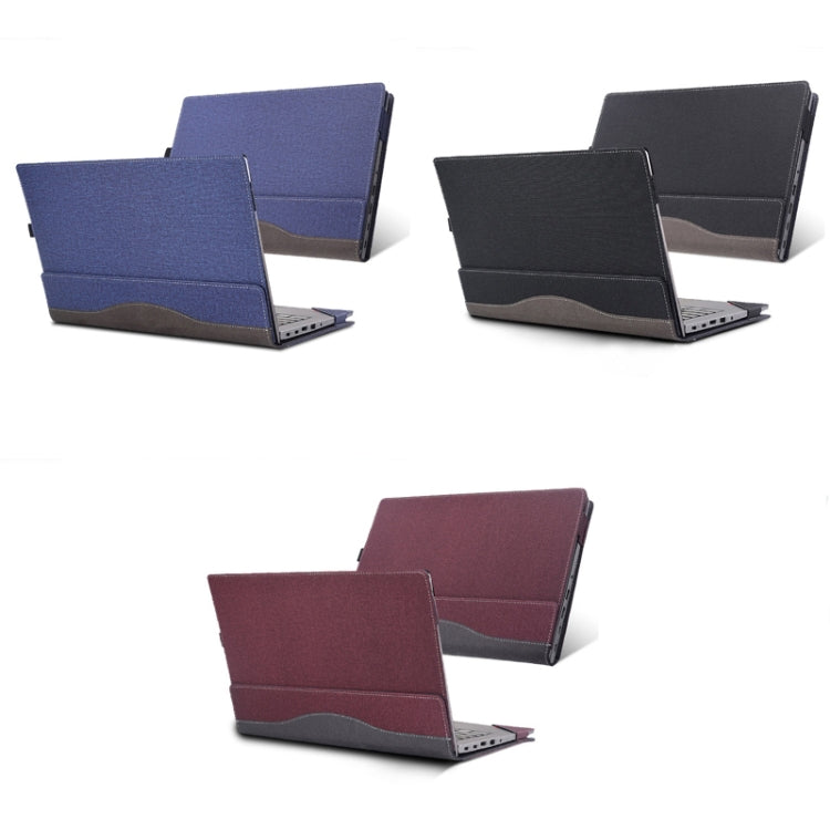 For Lenovo ThinkPad T14 / T14s Gen 3 14 2022 Laptop Leather Shockproof Protective Case(Wine Red) - 14.1 inch by PMC Jewellery | Online Shopping South Africa | PMC Jewellery | Buy Now Pay Later Mobicred