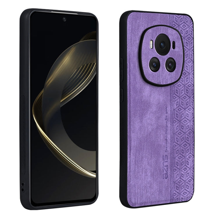 For Honor Magic6 AZNS 3D Embossed Skin Feel Phone Case(Purple) - Honor Cases by AZNS | Online Shopping South Africa | PMC Jewellery | Buy Now Pay Later Mobicred