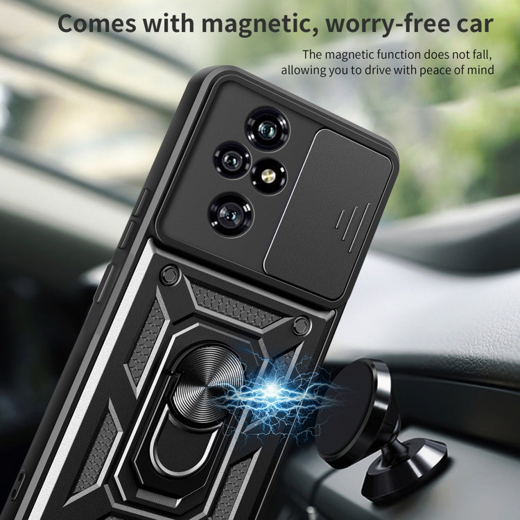 For Honor 200 Pro Sliding Camera Cover Design TPU+PC Phone Case(Gold) - free shipping - PMC TechLife - Order now!