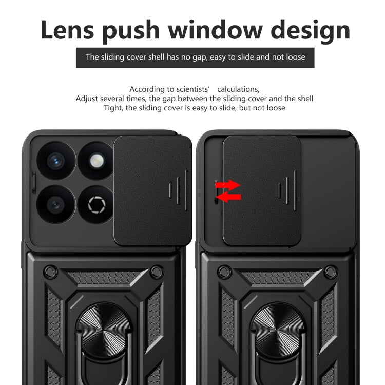 For Honor 200 Smart Sliding Camera Cover Design TPU+PC Phone Case(Blue) - free shipping - PMC TechLife - Order now!