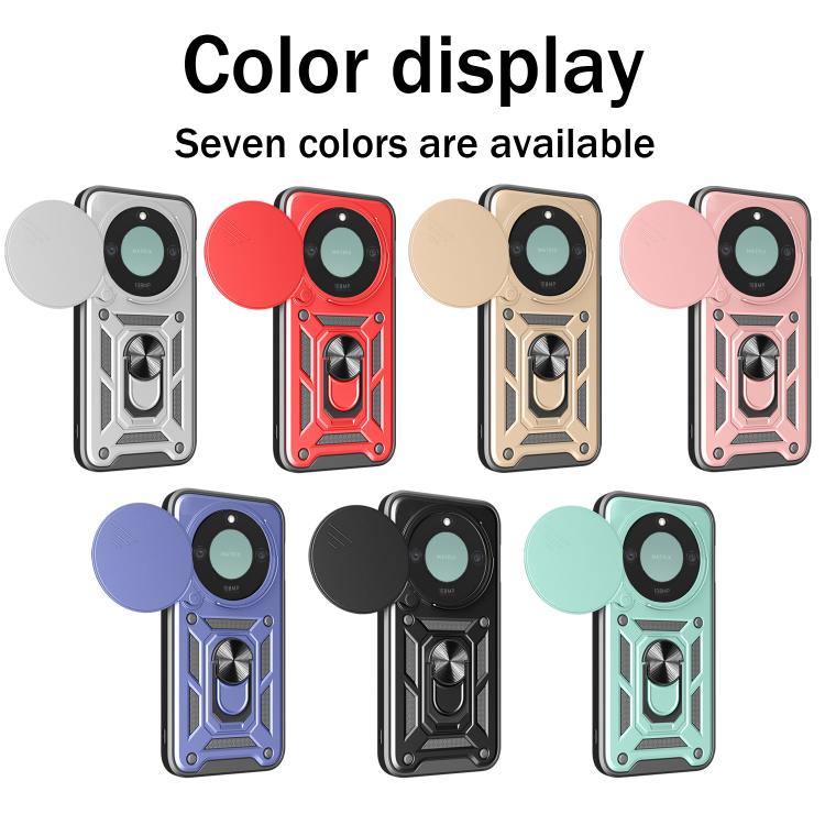 For Honor X9c Smart Sliding Camera Cover Design TPU+PC Phone Case(Black) - free shipping - PMC TechLife - Order now!