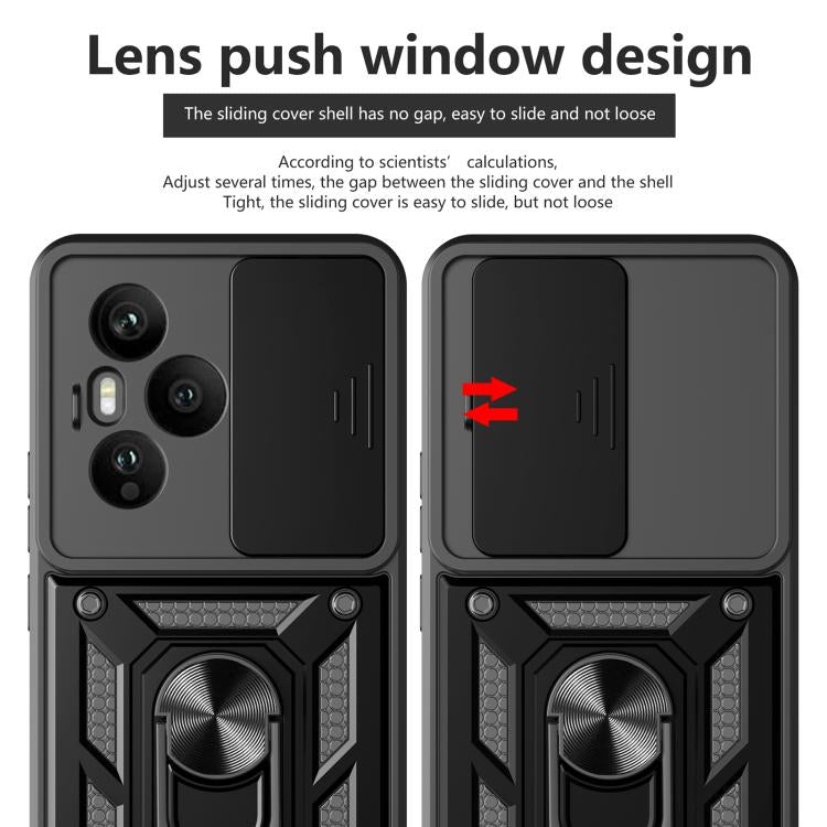For Honor 400 Pro Global 160.8mm Sliding Camera Cover Design TPU+PC Phone Case(Black) - free shipping - PMC TechLife - Order now!