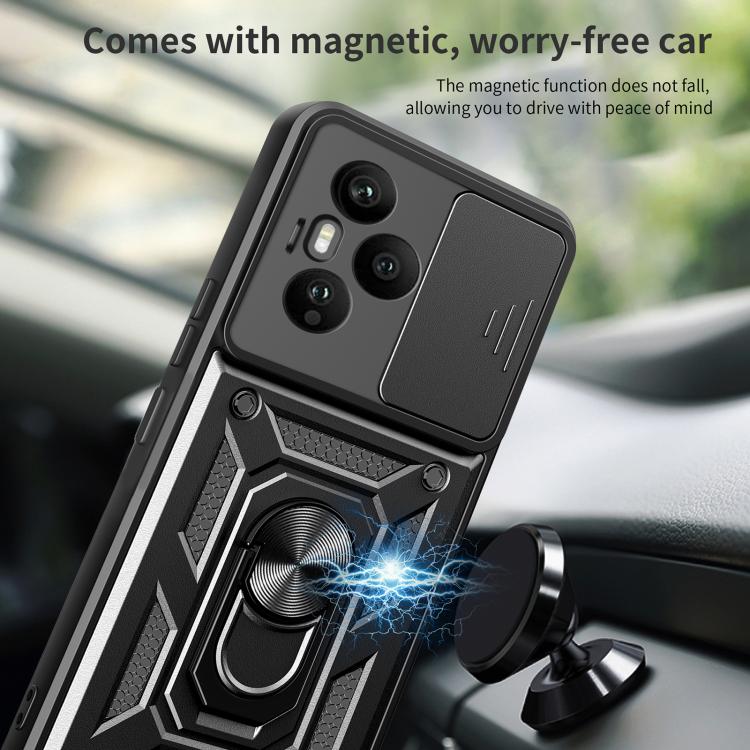 For Honor 400 Pro Global 160.8mm Sliding Camera Cover Design TPU+PC Phone Case(Black) - free shipping - PMC TechLife - Order now!