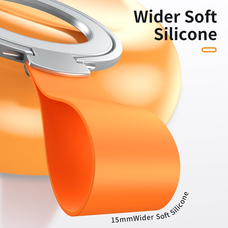 MagSafe Magnetic Pivot Stand Phone Ring Holder(Silver) - Ring Holder by PMC TechLife | Online Shopping South Africa | PMC TechLife