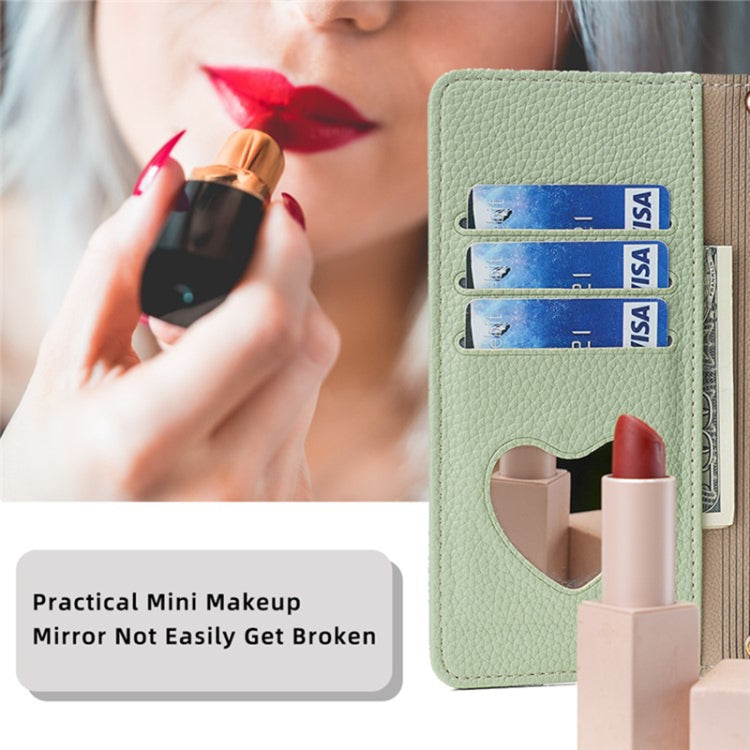 For Sharp Aquos R9 Crossbody Litchi Texture Leather Phone Case(Green) - More Brand by PMC TechLife | Online Shopping South Africa | PMC TechLife | Buy Now Pay Later Mobicred