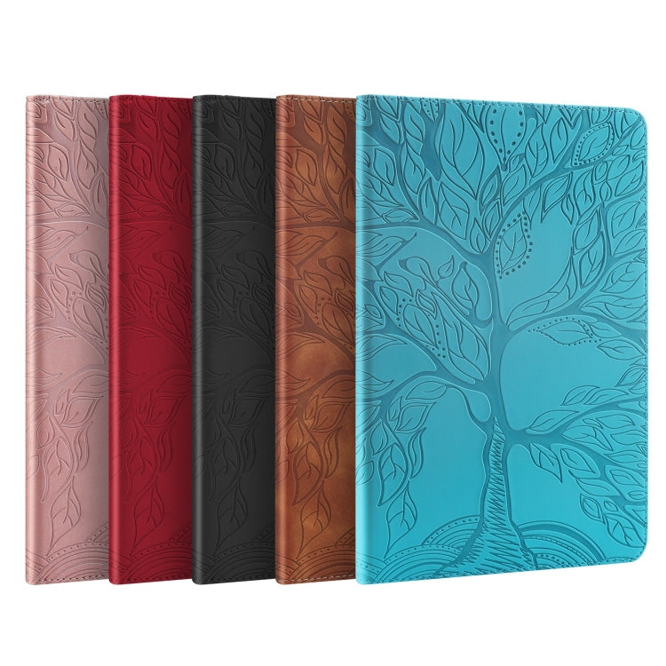 For Lenovo Tab P12 /Xiaoxin Pad Pro 12.7 Life Tree Series Horizontal Flip Leather Tablet Case(Lake Blue) - Lenovo by PMC TechLife | Online Shopping South Africa | PMC TechLife