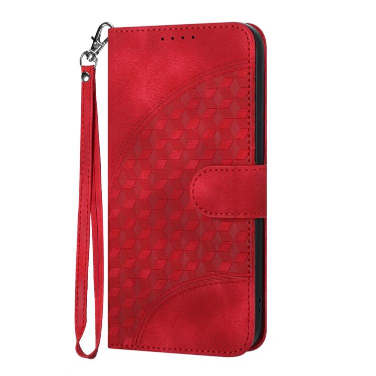 For iPhone 17 Air YX0060 Elephant Head Embossed Phone Leather Case with Lanyard(Red) - free shipping - PMc TechLife - Order now!