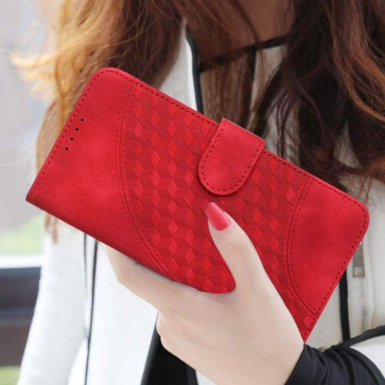 For iPhone 17 Air YX0060 Elephant Head Embossed Phone Leather Case with Lanyard(Red) - free shipping - PMc TechLife - Order now!
