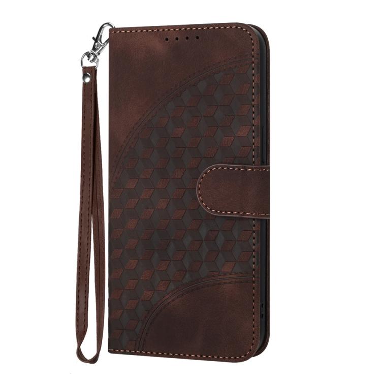For iPhone 17 Pro YX0060 Elephant Head Embossed Phone Leather Case with Lanyard(Coffee) - free shipping - PMc TechLife - Order now!